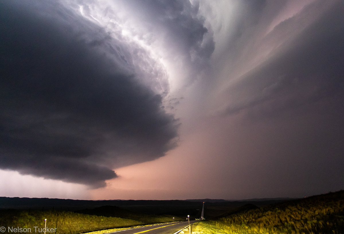 The awesome might of a raging supercell with a wedge tornado at night in the Nebraska Sandhills, April 27, 2025. #newx On an <a href="/project_otus/">OTUS Project</a> chase with <a href="/erikfox2000/">Erik Fox</a>