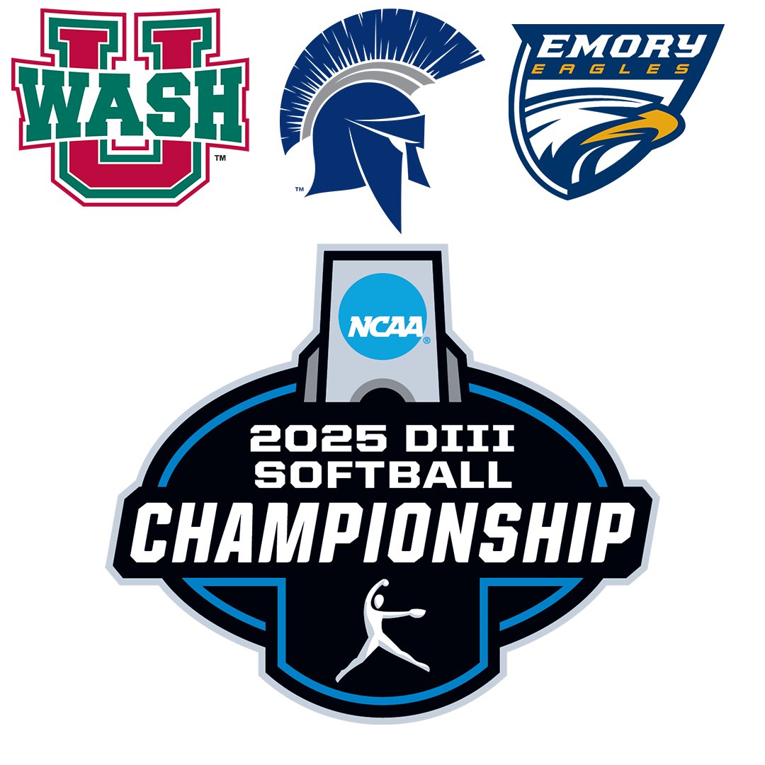 NewsUAA's tweet image. CWRU and Emory will join UAA champion WashU in the 2025 NCAA Division III Softball Championship!
WashU and CWRU are hosting four-team regionals.