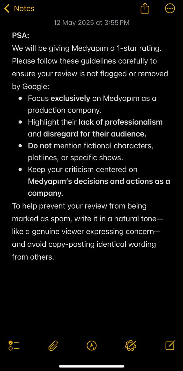 At 20:00 Turkish time today, y’all know Halzey ain’t raise no weak bitches. We’re spinning the block and hitting up Medyapım’s Google reviews again since they had the nerve to delete most of ours. Just make sure you check the review guidelines so they can’t pull that mess twice.