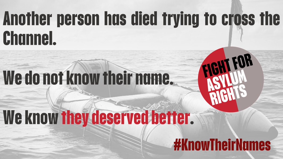 Asylum Matters 🧡 (@asylummatters) on Twitter photo Another person killed today trying to reach safety. Another devastating demonstration of how deadly our border policies have become.
Read here how <a href="/NadiaWhittomeMP/">Nadia Whittome MP</a> is fighting to end these deaths - and stop the humanity of those killed being ignored:
independent.co.uk/voices/starmer… Another person killed today trying to reach safety. Another devastating demonstration of how deadly our border policies have become.
Read here how <a href="/NadiaWhittomeMP/">Nadia Whittome MP</a> is fighting to end these deaths - and stop the humanity of those killed being ignored:
independent.co.uk/voices/starmer…