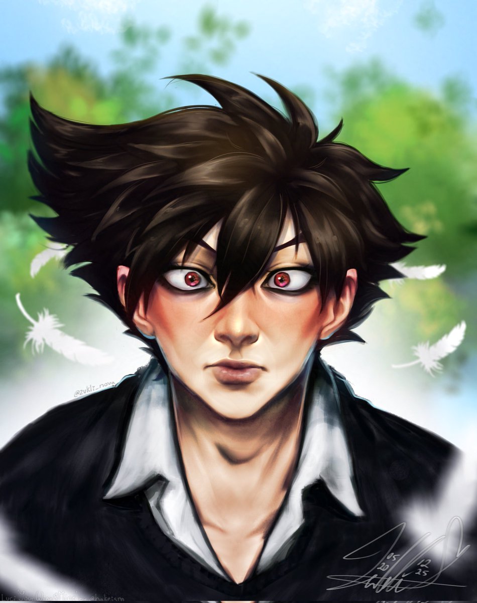 Love at first laugh 人(⁠*⁠´⁠ω⁠｀⁠*⁠) 
(if the quality is good enough zoom in on the eyes 👀) 
#yourwingsandmine