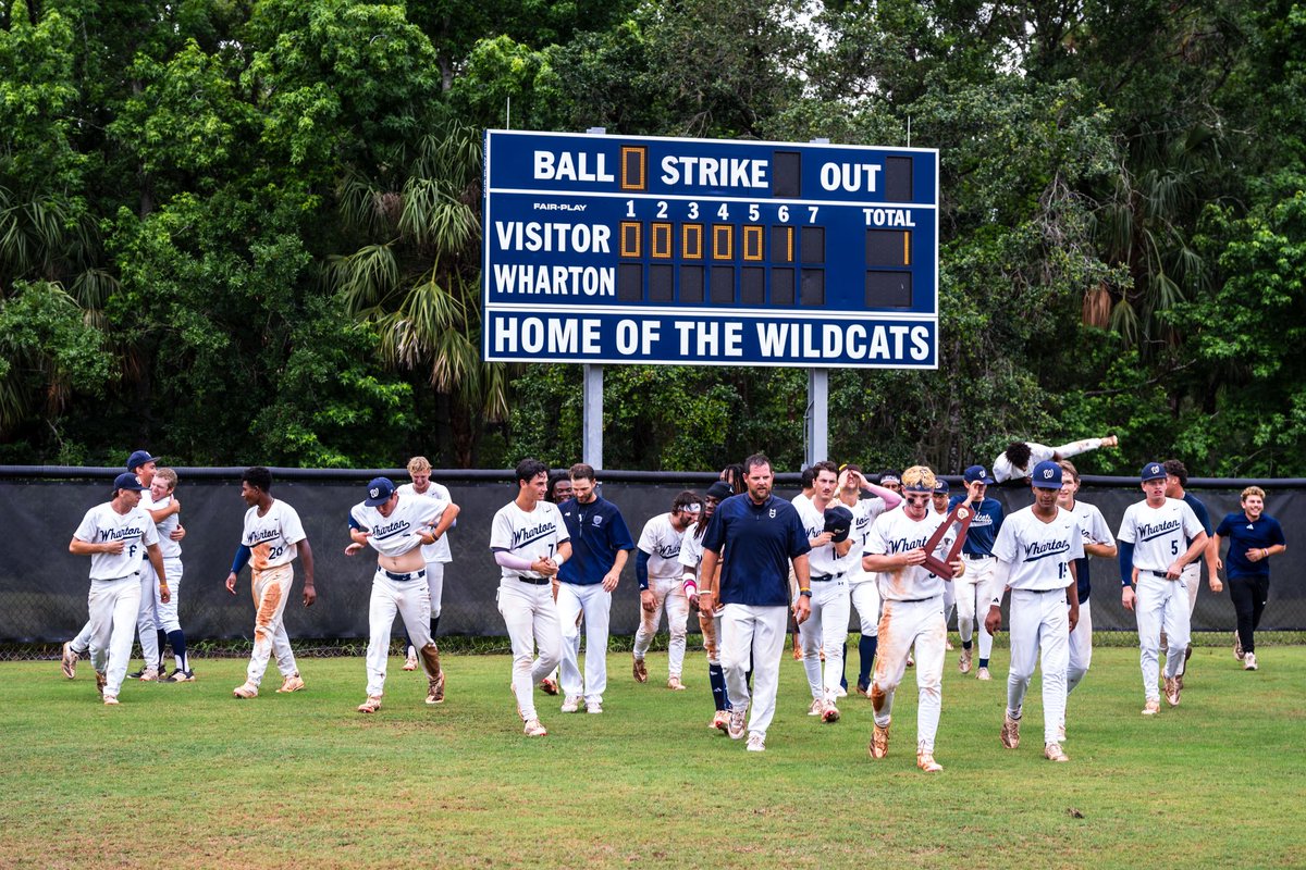 <a href="/Whartonbaseball/">Wharton Baseball</a> is going to The State Finals! Speechless on this group and what they have accomplished. Thankful for all of our players, staff, <a href="/WhartonBoosters/">Wharton Boosters</a>, administration and parents! Everyone together made school history happen! <a href="/813Preps/">813Preps</a> <a href="/Biggamebobby/">Bob Putnam</a>