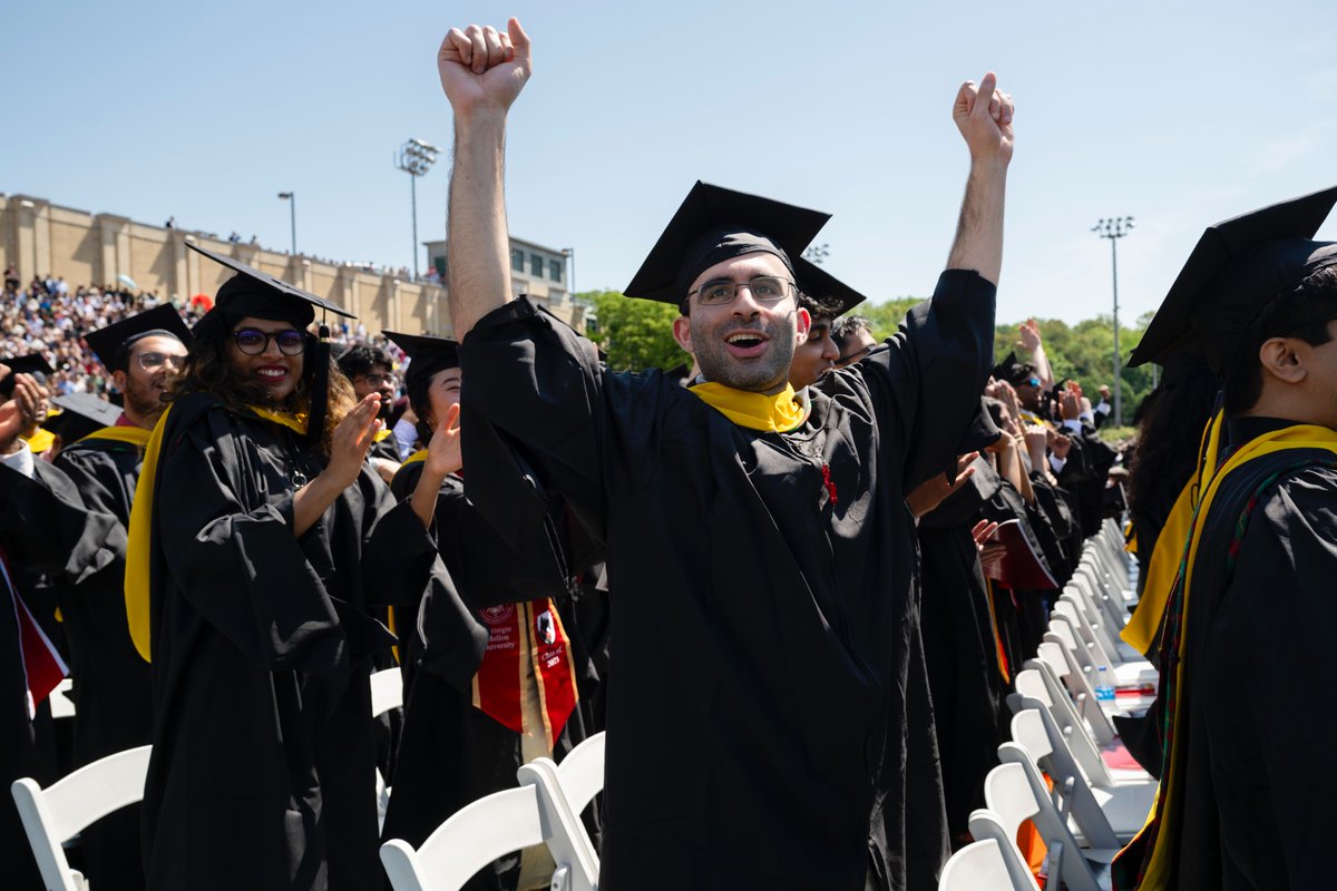 Basking in the glow of Commencement 🎓✨

During the 127th Commencement ceremony, a class of 6,741 Carnegie Mellon graduates emerged, ready to solve complex challenges and drive transformative change.

Congratulations to the Class of 2025! #TartanProud