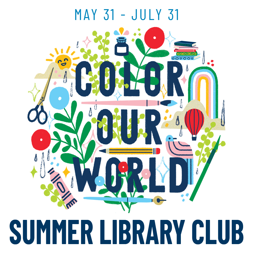 KCPL's Summer Library Club (SLC) is heading your way! SLC is an 8 week program (May 31 - July 31) for all ages at all KCPL locations. This year's theme is "Color Our World!" Get all the details at kcpls.org/summer-library….