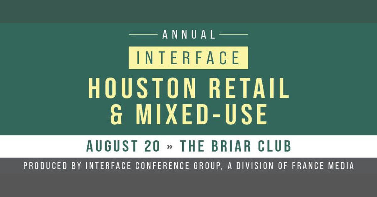 InterFace Conference (@interfacegroup) on Twitter photo The 2025 InterFace Houston Retail & Mixed-Use conference brings together the region’s leading retail real estate professionals!
🗓️ Date: August 20, 2025
📍 Location: The Briar Club
Register: ow.ly/v0pL50VwIun
#InterFaceHoustonRetail @TexasREBusinss <a href="/shoppingctrbiz/">Shopping Center Bus.</a> The 2025 InterFace Houston Retail & Mixed-Use conference brings together the region’s leading retail real estate professionals!
🗓️ Date: August 20, 2025
📍 Location: The Briar Club
Register: ow.ly/v0pL50VwIun
#InterFaceHoustonRetail @TexasREBusinss <a href="/shoppingctrbiz/">Shopping Center Bus.</a>