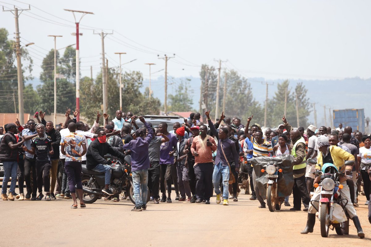 The Journey to Nzoia Sugar Company to find the truth was disrupted by police officers who threw tear gas canisters at us and the protestors who had accompanied us to  the factory.

We must get to the bottom of this for the sake of our people. 
The Nzoia Sugar Company is a