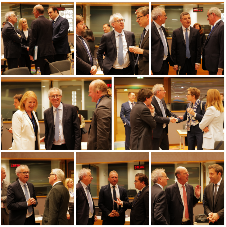 ESM_Press's tweet image. Good #discussions in Eurogroup meeting in Brussels today, to update on banking union developments, prepare the ESM's Board of Governors annual meeting in June, and exchange views on the outcome of the IMF Spring meetings. 

#ESMeuro