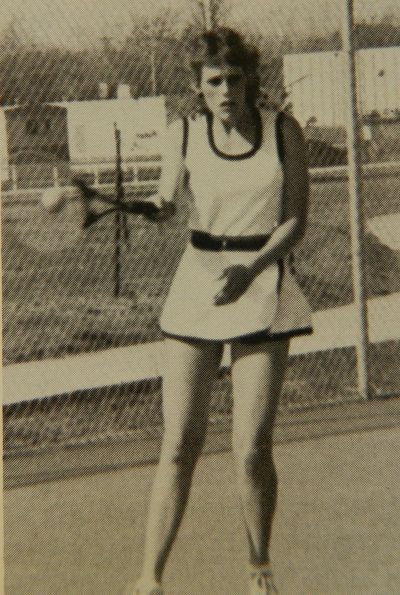 OLD SCHOOL
 Mandan's Kristi Neubauer was a standout player for the Braves and was the 1985 state singles champ.
#wdaoldschool