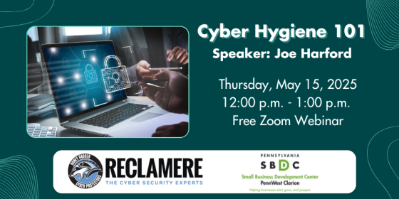 Pennsylvania SBDC (@pasmallbusiness) on Twitter photo Join <a href="/ClarionSBDC/">PennWest Clarion SBDC</a> for their #FREE "Cyber Hygiene 101" Webinar!
This session will identify the latest cyber threats and discuss what cyber policies you can implement today to build a solid defense
📆 5/15/25
⏰ 12:00 pm - 1:00 pm
📍Click here to register: pasbdc.ecenterdirect.com/events/32297 Join <a href="/ClarionSBDC/">PennWest Clarion SBDC</a> for their #FREE "Cyber Hygiene 101" Webinar!
This session will identify the latest cyber threats and discuss what cyber policies you can implement today to build a solid defense
📆 5/15/25
⏰ 12:00 pm - 1:00 pm
📍Click here to register: pasbdc.ecenterdirect.com/events/32297
