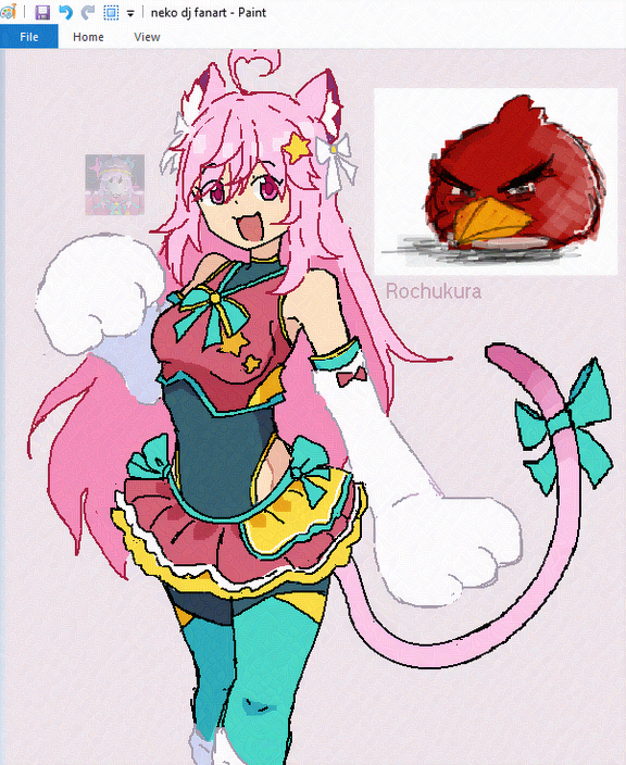 I have to go back to school tomorrow so here's neko dj doodle