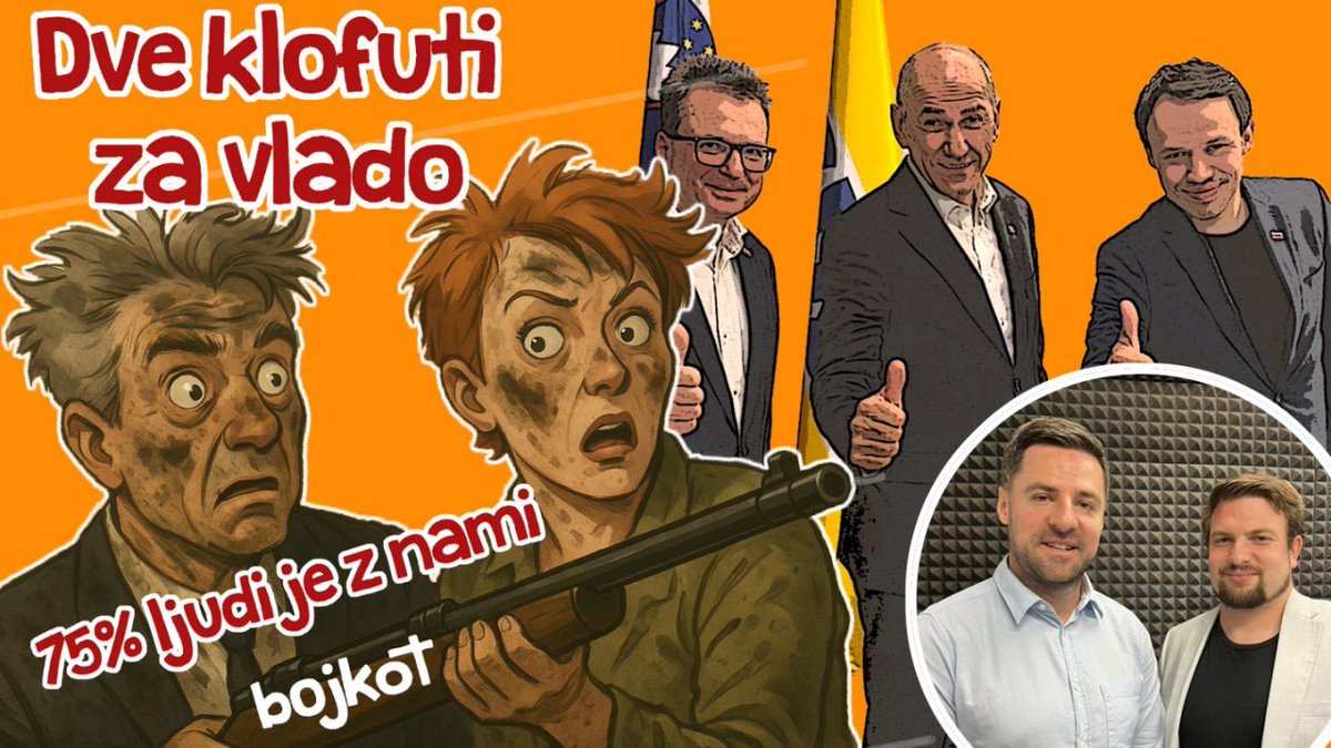 Mirko Mayer (@mirko_mayer) on Twitter photo ‼️Vabljeni k ogledu BONUS epizode podkasta Tedenski Safari
“Vse o referendumu, Golobov fiasko in Janševa računica”
🔗 Povezava: youtu.be/DE_85xJGorY?si…
- O politični usodi <a href="/AstaVrecko/">Asta Vrečko</a>
- Kdo je avtor propadle strategije bojkota?
- Kako Svoboda in Levica gradita avtocesto ‼️Vabljeni k ogledu BONUS epizode podkasta Tedenski Safari
“Vse o referendumu, Golobov fiasko in Janševa računica”
🔗 Povezava: youtu.be/DE_85xJGorY?si…
- O politični usodi <a href="/AstaVrecko/">Asta Vrečko</a>
- Kdo je avtor propadle strategije bojkota?
- Kako Svoboda in Levica gradita avtocesto