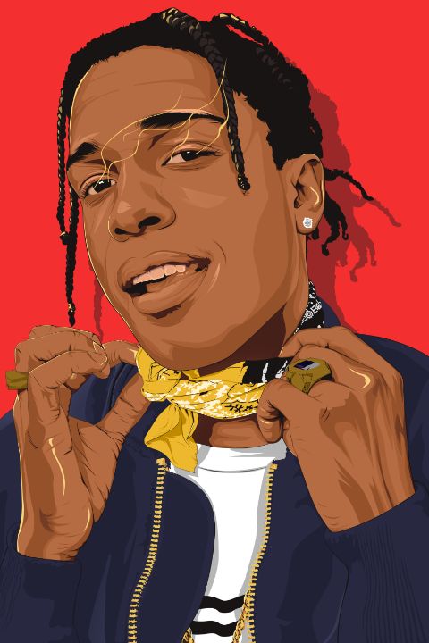 Art of the Day: "A$AP Rocky". Buy at: ArtPal.com/VexArts?i=2490…