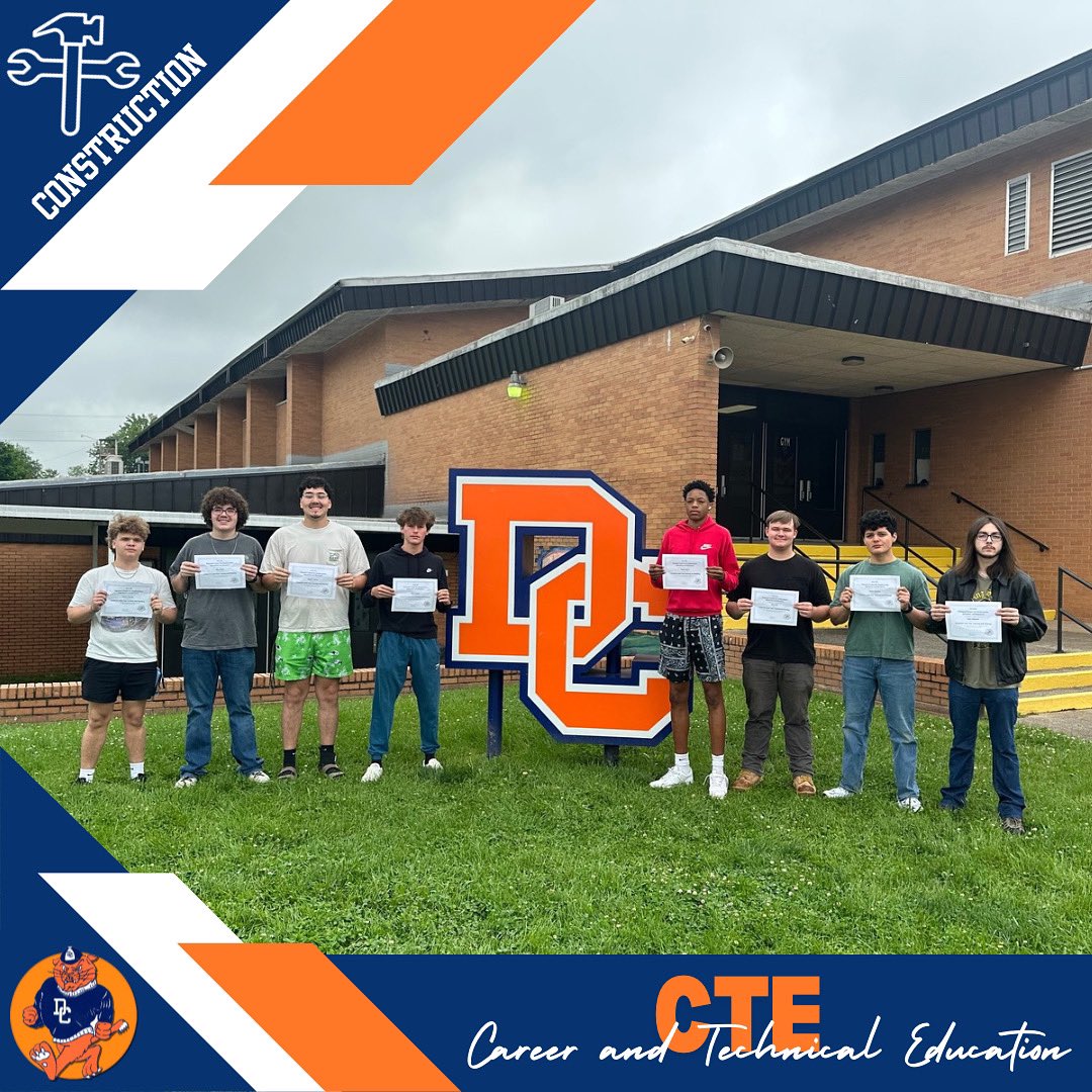 Dickson County Schools CTE (@dcs_cte) on Twitter photo ✨🔨Congrats to these DCHS Construction students for earning their Carpentry Level 2, Framing and Finishing NCCER certifications! This achievement reflects their hard work, dedication, and commitment to excellence in the carpentry field!
<a href="/DCcougarnation/">Dickson County High School</a>
<a href="/DCS_TN/">Dickson Co Schools</a> ✨🔨Congrats to these DCHS Construction students for earning their Carpentry Level 2, Framing and Finishing NCCER certifications! This achievement reflects their hard work, dedication, and commitment to excellence in the carpentry field!
<a href="/DCcougarnation/">Dickson County High School</a>
<a href="/DCS_TN/">Dickson Co Schools</a>