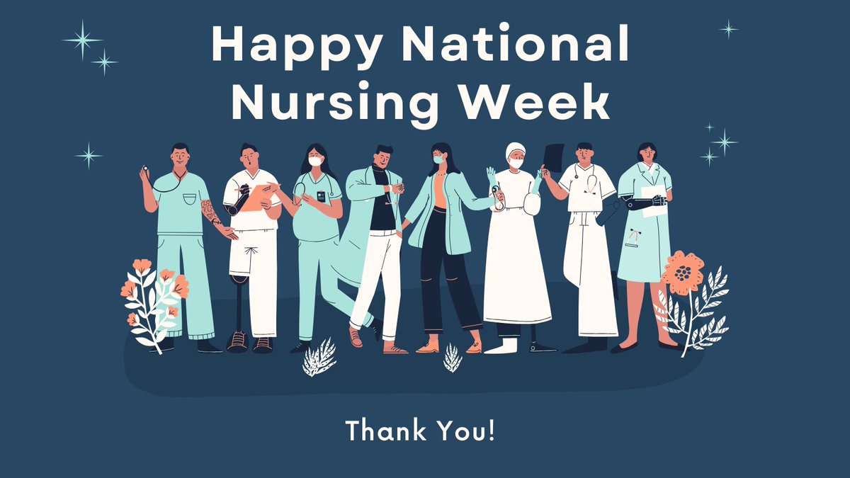 Happy National #NursingWeek to all the amazing nurses across   Canada delivering exceptional care! This week we will continue to honour   &amp; celebrate our Nurses that provide compassionate &amp; quality care to   patients in Fracture Clinics across Ontario! #ThankYouNurses
