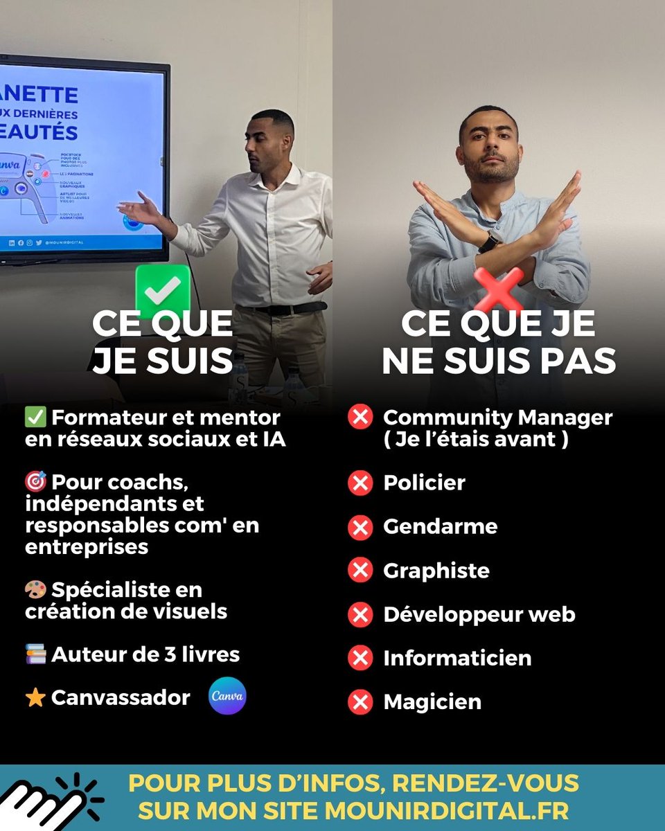 Parce qu’une piqûre de rappel fait parfois du bien.
Une image vaut mille mots.

Découvrez mes offres sur mon site : mounirdigital.fr

#mounirdigital #formation