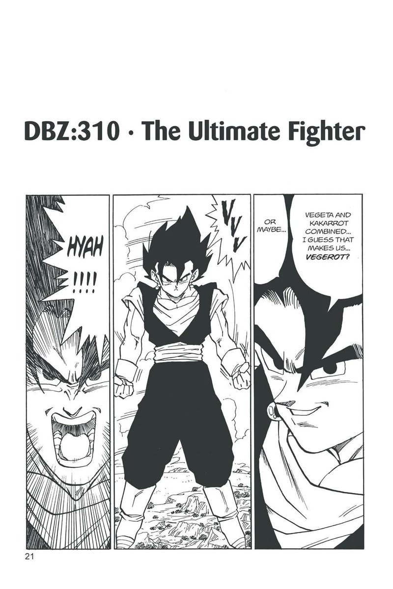 dbslat's tweet image. Vegito vs Buuhan

Vegito goes into Super Saiyan right away, he doesn&apos;t fight Buuhan in base form

(chapter 504)