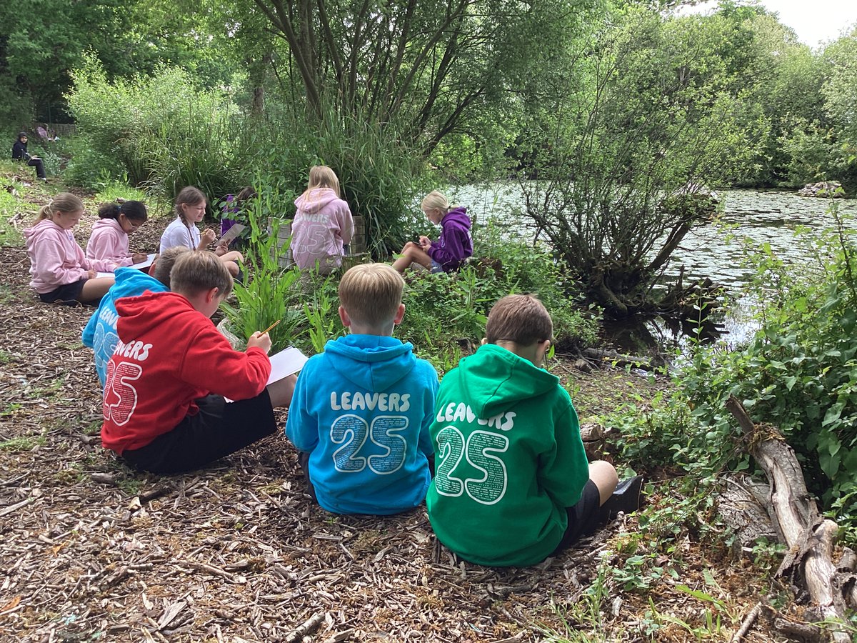 Y6 have been enjoying the pond this afternoon after a successful morning completing their first SATs! Well done Year 6, you've done us proud!