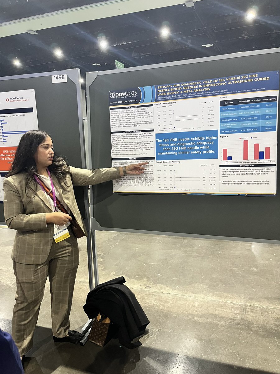 AdvaniRashmiMD's tweet image. Sharing all the incredible work my mentees have done and presented at @DDWMeeting this past week. A round of applause 👏🏽 for these superstars ⭐️!
Grateful to have been a part of their journey in promoting excellence and research in #Gastroenterology
Words cannot express how…