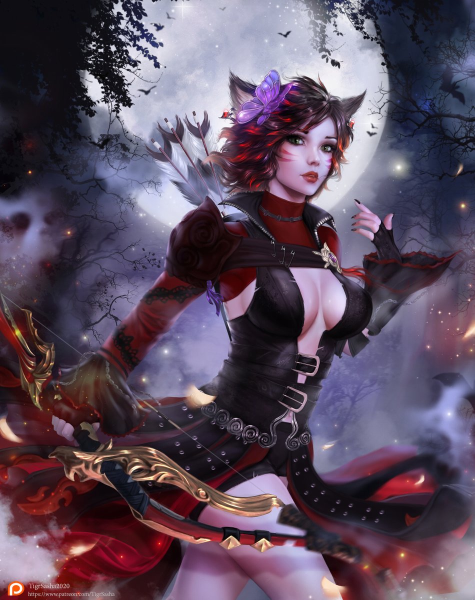 TigrSasha_art Commissions OPEN (@tigrsashaa) on Twitter photo Artists,  show your artwork of archer 🏹 Artists,  show your artwork of archer 🏹