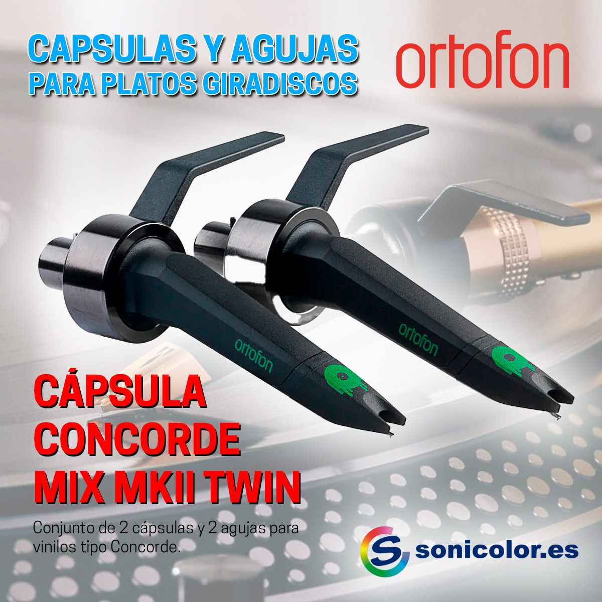 Sonicolor's tweet image. 🎶 ¡Eleva tu sonido con Ortofon Concorde! 🎶 Descubre la precisión y calidad de las cápsulas y agujas Concorde, diseñadas para audiófilos y DJs exigentes. 🔊✨ 📀 Más detalle, más potencia, más música. 
👇👇
sonicolor.es/agujas-y-capsu…
#sevilla #tocadiscos #discovinilo