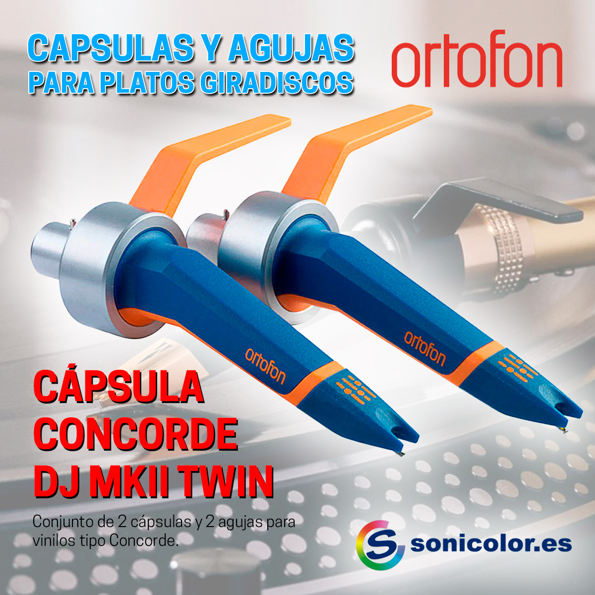 Sonicolor's tweet image. 🎶 ¡Eleva tu sonido con Ortofon Concorde! 🎶 Descubre la precisión y calidad de las cápsulas y agujas Concorde, diseñadas para audiófilos y DJs exigentes. 🔊✨ 📀 Más detalle, más potencia, más música. 
👇👇
sonicolor.es/agujas-y-capsu…
#sevilla #tocadiscos #discovinilo