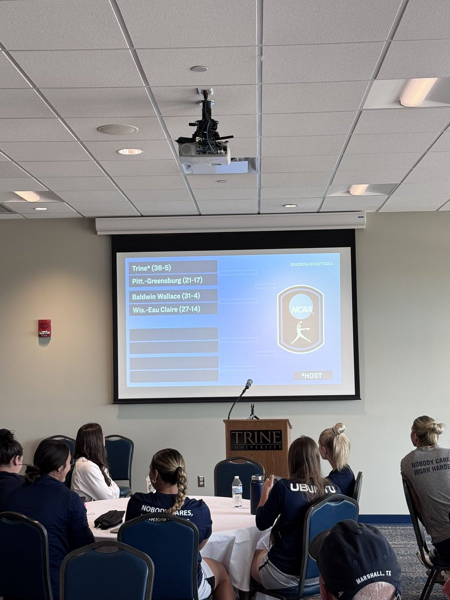 TrineBlueCrew (@trineblue) on Twitter photo The selection is in! <a href="/CoachD_TUSB/">Don Danklefsen</a> & the Trine University softball team will play host for the upcoming regional tournament! Tournament action will begin this Thursday at SportOne Parkview Field! β‘οΈβ‘οΈπ₯π₯ #gothunder The selection is in! <a href="/CoachD_TUSB/">Don Danklefsen</a> & the Trine University softball team will play host for the upcoming regional tournament! Tournament action will begin this Thursday at SportOne Parkview Field! β‘οΈβ‘οΈπ₯π₯ #gothunder