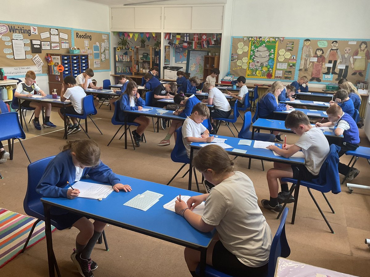 stpetersgala's tweet image. P5 were undertaking an assessment in maths today. Lots of #concentrate and #haveago learning powers being used. @SBCEducation1