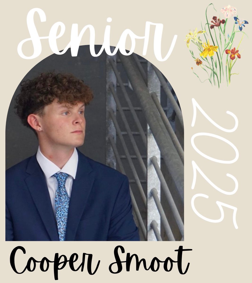 🎓 🌟 Congratulations to Cooper Smoot, our next DECA Senior Spotlight! Thank you for enthusiastically being a positive part of our chapter the last 2 years!  #Classof2025