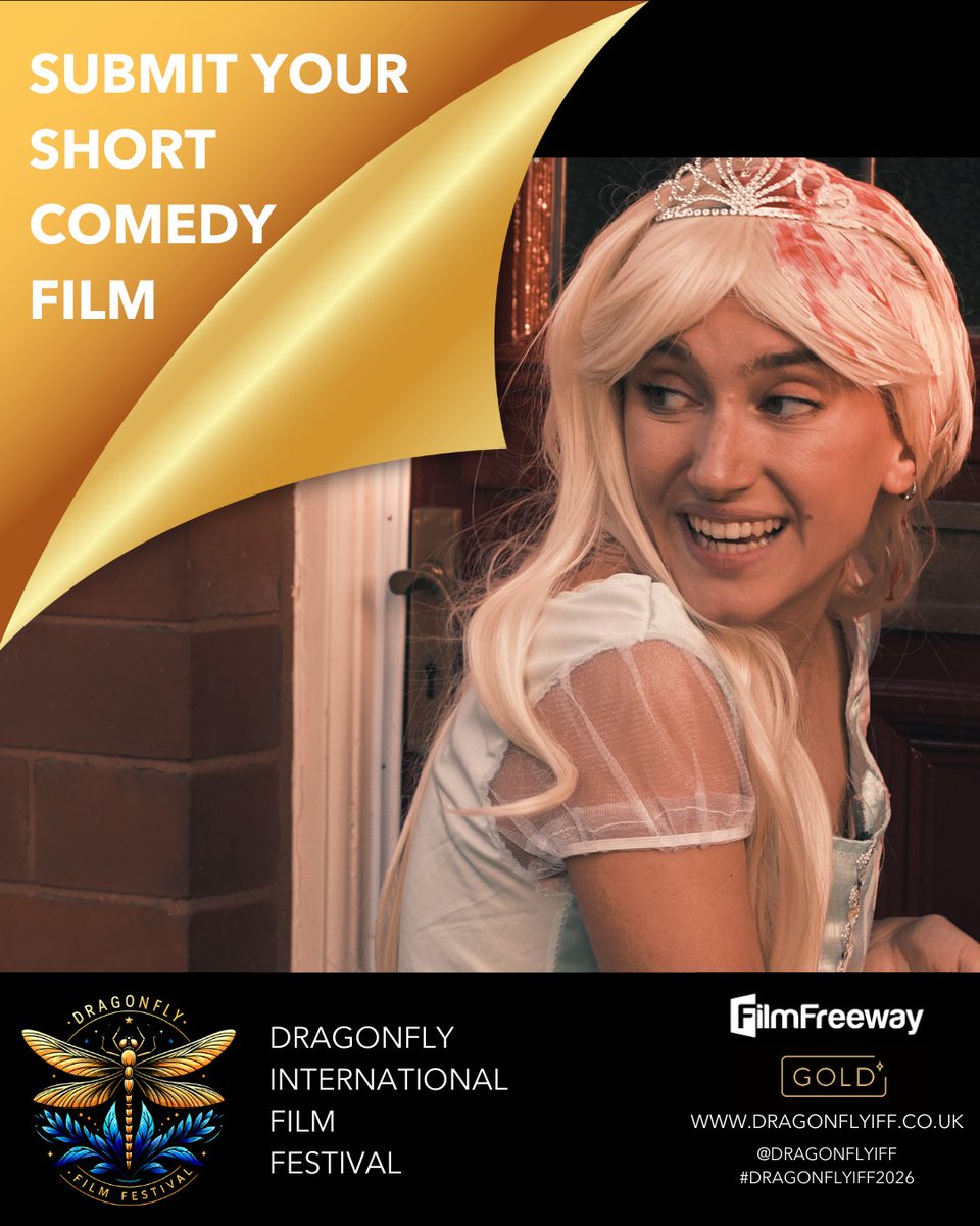 dragonflyiff's tweet image. Calling all short comedy filmmakers!

filmfreeway.com/DragonflyInter…

#dragonflyiff2026 #shortcomedy #shortfilm #shortfilmfestival #filmmakers