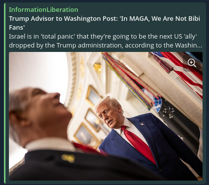 🚨 Israel is in "total panic" that they're going to be the next US "ally" dropped by the Trump administration, according to the Washington Post.
informationliberation.com/?id=64926