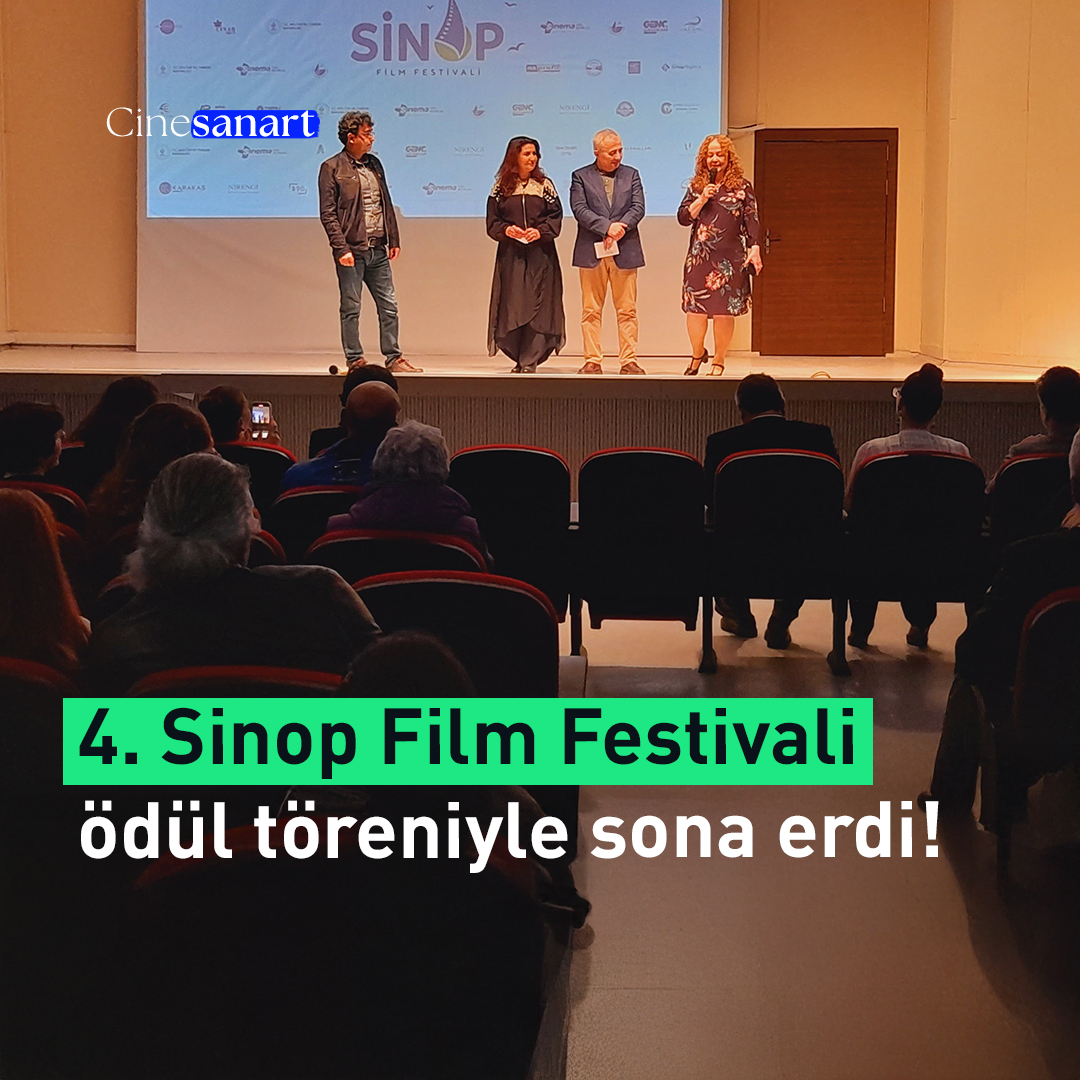 🎬 4. Sinop Film Festivali ödül töreniyle sona erdi!

🏆 En İyi Kısa Film: "Neredeyse Kesinlikle Yanlış" — Cansu Baydar
🎖️ Jüri Özel Ödülü: "Hayaller, Umutlar ve Dönen Yunuslar" — Adil Burak Aydın

📽️ 13 film ücretsiz gösterildi, yönetmenlerle söyleşiler yapıldı.✨