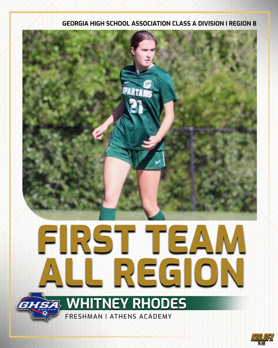 ᴀᴛʜᴇɴs ᴀᴄᴀᴅᴇᴍʏ ᴀᴛʜʟᴇᴛɪcs (@spartanathletic) on Twitter photo Congratulations to Sarah Woody, Fulton Wiant, Joci Higginbotham and Whitney Rhodes for being named to the @officialghsa Class ADI 1st Team All-Region!
#NoPlaceLikeTheA
<a href="/spartanswsoc/">Athens Academy Women's Soccer</a>
<a href="/ABHpreps/">ABH Preps</a> <a href="/OconeeSports/">Oconee Enterprise Sports</a> Congratulations to Sarah Woody, Fulton Wiant, Joci Higginbotham and Whitney Rhodes for being named to the @officialghsa Class ADI 1st Team All-Region!
#NoPlaceLikeTheA
<a href="/spartanswsoc/">Athens Academy Women's Soccer</a>
<a href="/ABHpreps/">ABH Preps</a> <a href="/OconeeSports/">Oconee Enterprise Sports</a>