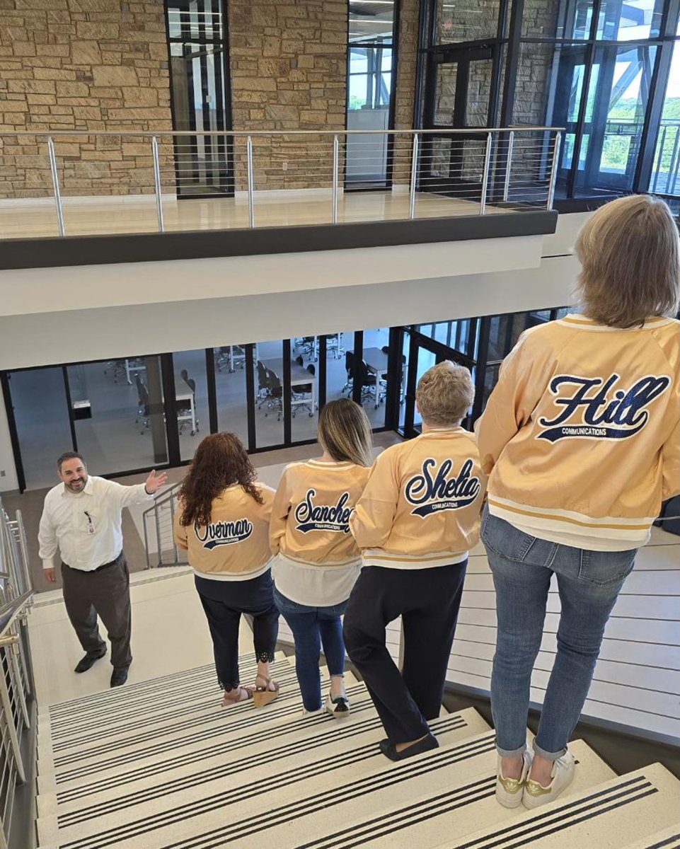 Coordinated jackets? Check. School PR pride? Double check. The Eagle Mountain-Saginaw ISD comms team understood the assignment last Friday for National School Communicators Day. Looking good, team! 😎