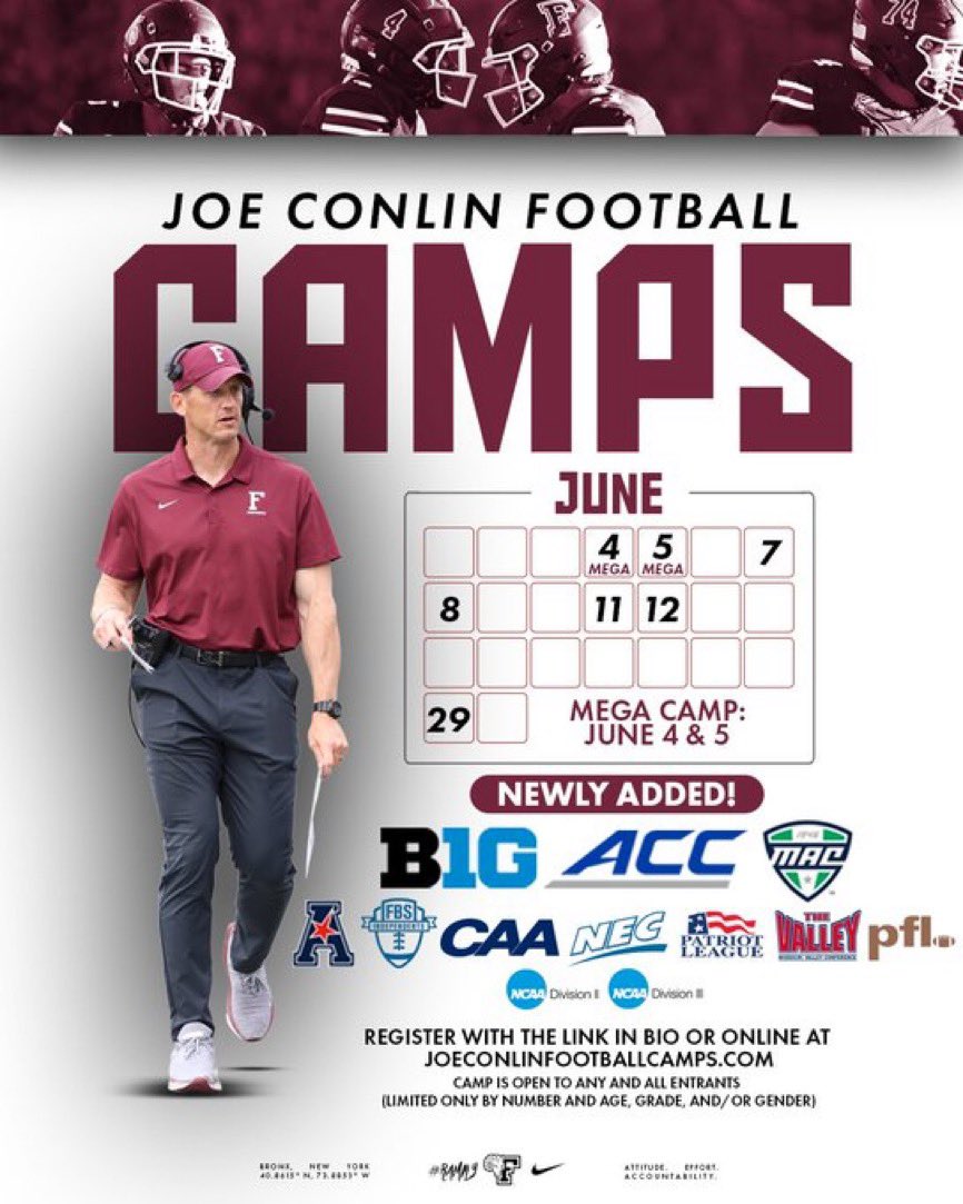 Thank you <a href="/coach_khyland/">Coach Kevin Hyland</a> for the camp invite!!! Would love to get down for camp.