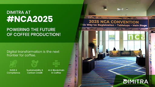 OthyneilPinder's tweet image. 🚀 Dimitra at #NCA2025 – Powering the Future of Coffee Production! ☕
It was a pleasure representing #Dimitra and discussing how AI, blockchain, and digital solutions are reshaping coffee production.
$DMTR #NCA2025 #AI #Blockchain #CoffeeIndustry #Sustainability