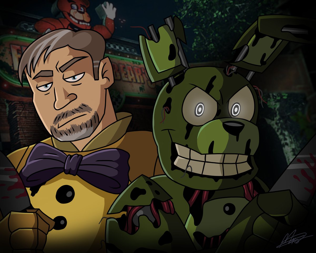 _MarcoBP_'s tweet image. Springtrap and The Yellow Rabbit join Dead by Daylight.
#FNaF #FNaFFanArt #DeadbyDaylight #DeadbyDaylightFanArt