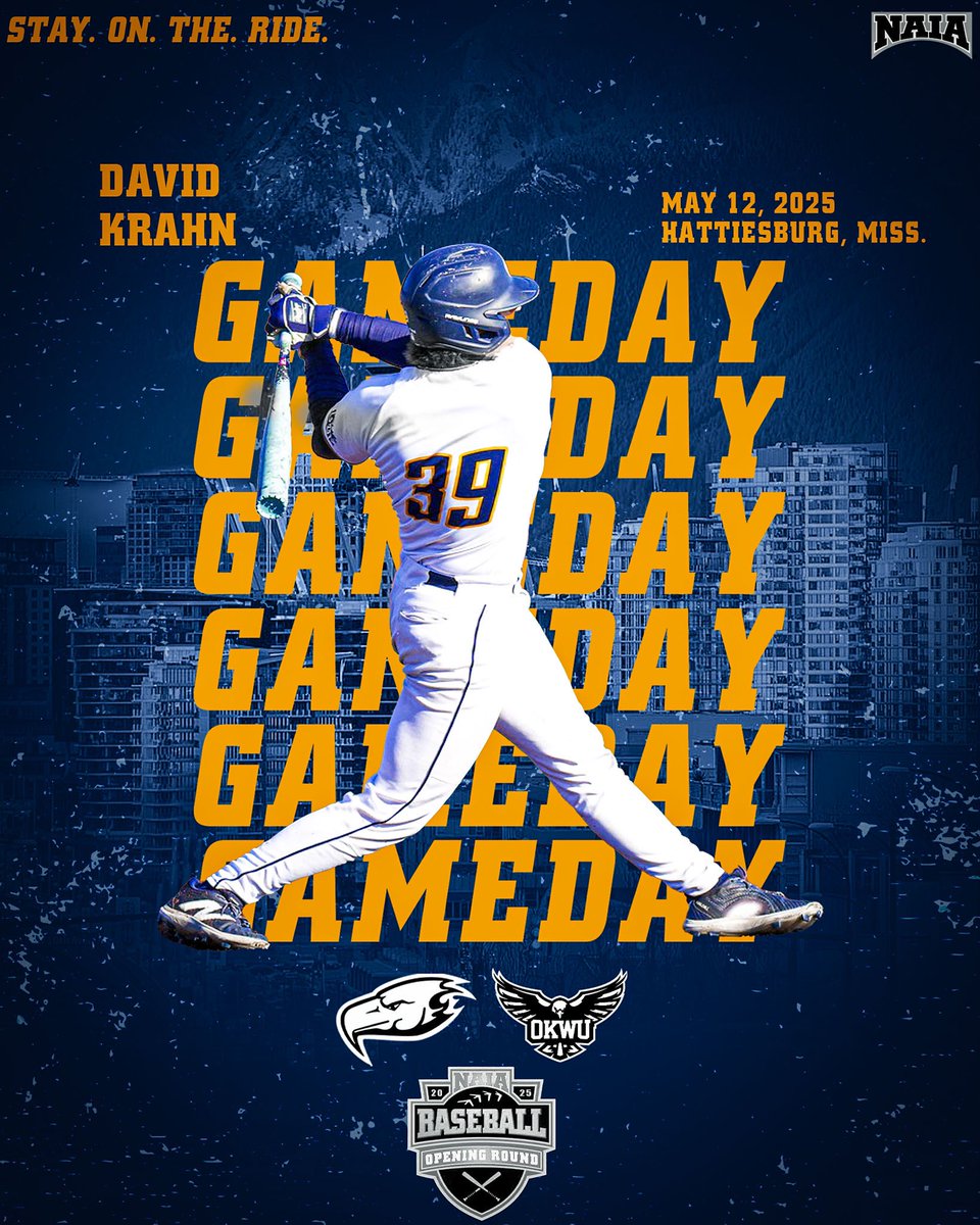 ubc_baseball's tweet image. First game of the Opening round.
🆚 Oklahoma Wesleyan
🕰️ 2:00 PM CT
📍 Hattiesburg, Mississippi
#GOBIRDSGO #STAYONTHERIDE