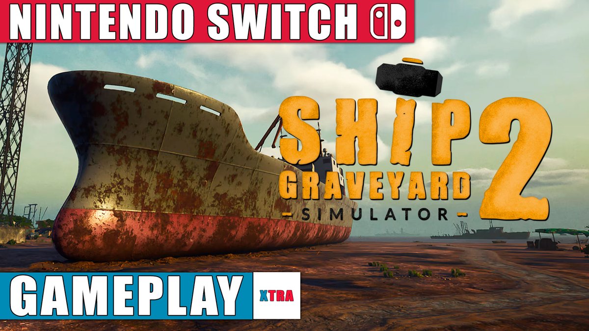 handheldxtra's tweet photo. I was playing Ship Graveyard Simulator 2 on #NintendoSwitch. Visit the new beach coast with the largest, biggest ship graveyard in the world, dismantle huge ship parts and collect tons of precious steel.

Check out my Switch video: https://t.co/HuvePV0FDs https://t.co/RH0uG9BUhX
