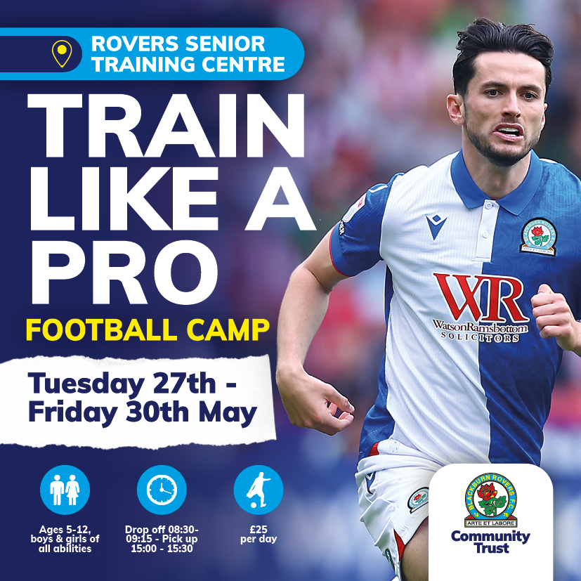 💙With May Half Term coming up, why not spend it with #Rovers! 

⚽️We have two fantastic Football camps running this coming holiday, with something for everyone... check it out!

🔗With limited spaces available book HERE bit.ly/46D4ZNk

📧To find out more about our
