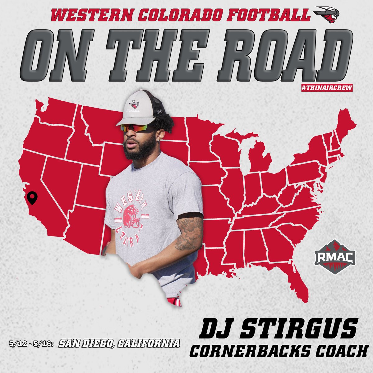 Western Colorado Football (@mountaineerfb) on Twitter photo Coach Stirgus is on the road this week, in California, looking for future Mountaineers ‼️
#MountUp #ThinAirCrew
<a href="/Dstirg30/">Destry DJ Stirgus</a> Coach Stirgus is on the road this week, in California, looking for future Mountaineers ‼️
#MountUp #ThinAirCrew
<a href="/Dstirg30/">Destry DJ Stirgus</a>