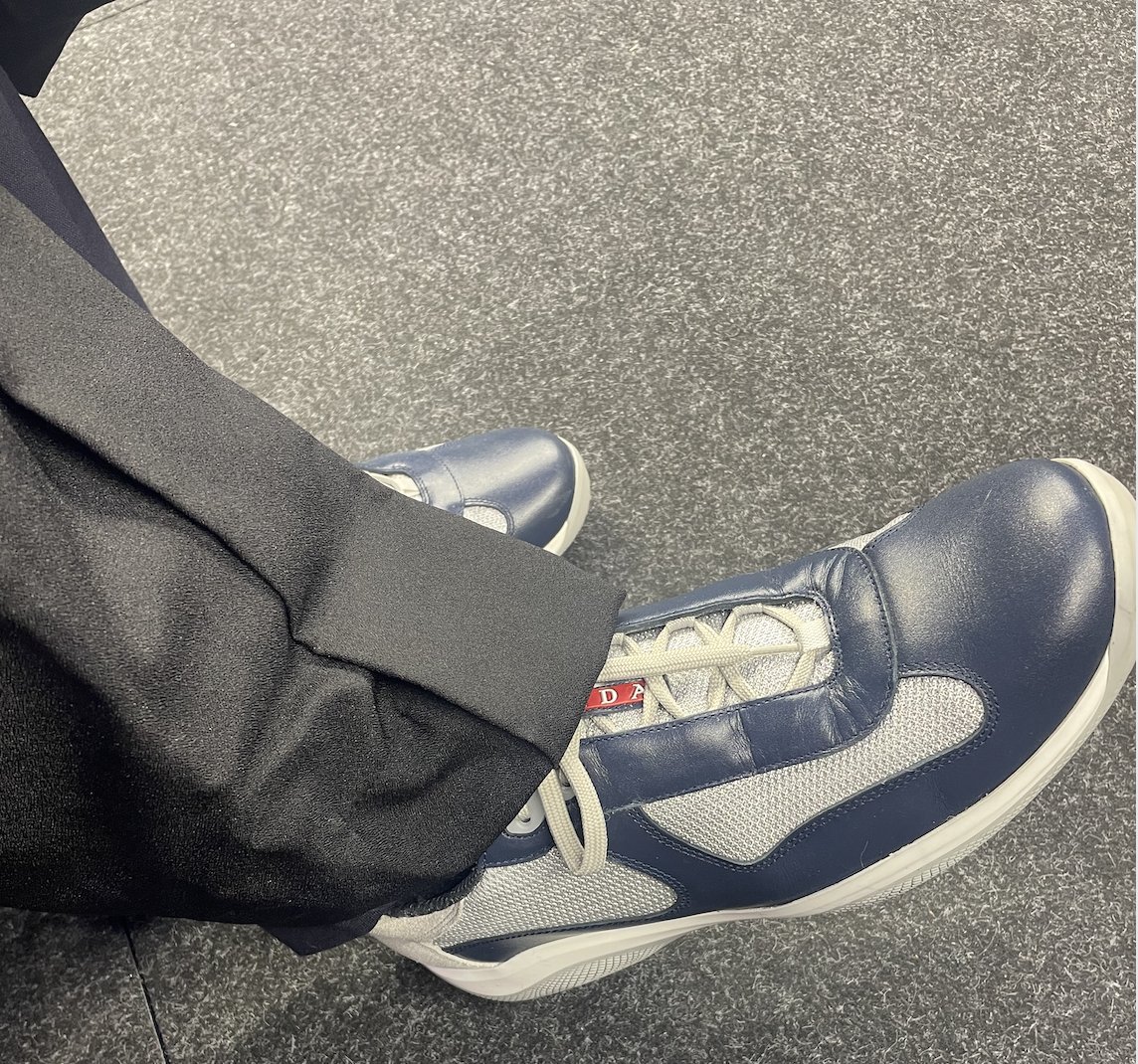 UConn Journalism (@uconnjournalism) on Twitter photo The Commencement Speaker Wore Prada
<a href="/JLaPuma/">Joe La Puma</a> wore Prada shoes in <a href="/UConn/">UConn</a> colors as he spoke at commencement about the importance of his <a href="/UConnJournalism/">UConn Journalism</a> degree. The Class of 2005 alum told grads to follow their dreams - "Pay attention to something that sparks something in you." The Commencement Speaker Wore Prada
<a href="/JLaPuma/">Joe La Puma</a> wore Prada shoes in <a href="/UConn/">UConn</a> colors as he spoke at commencement about the importance of his <a href="/UConnJournalism/">UConn Journalism</a> degree. The Class of 2005 alum told grads to follow their dreams - "Pay attention to something that sparks something in you."