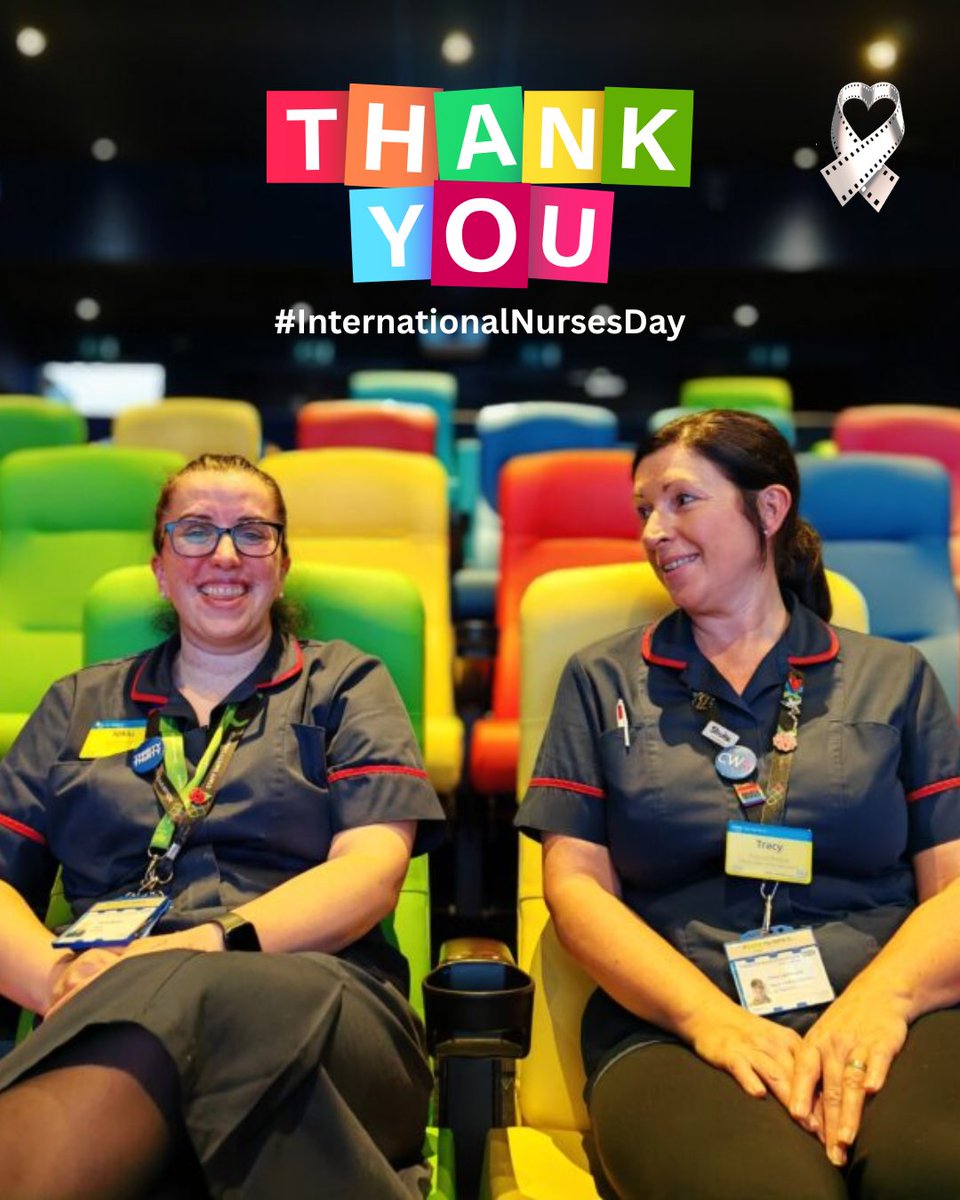 Happy #InternationalNursesDay to all of our wonderful MediCinema nurses who support our patients at every screening enabling those with varied and complex needs to benefit from the MediCinema. We simply couldn't deliver our service without you - THANK YOU! ❤ #FeelBetterWithFilm