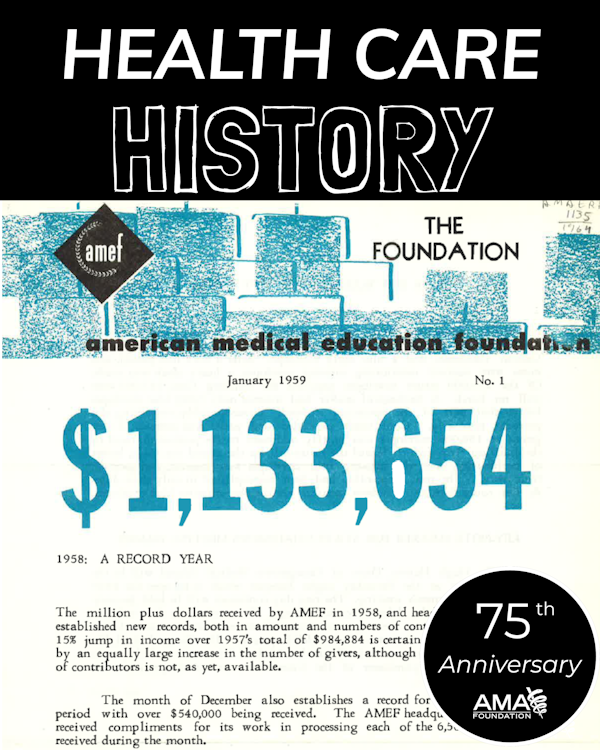 Celebrating 75 years of impact! By 1962, our Student Loan Guarantee Program supported 1 in 7 medical trainees, distributing $ 95 M+ over its lifetime. Our commitment to breaking barriers in medical education is stronger than ever.