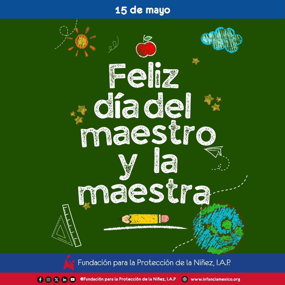 ✨ Gracias, #maestra. Gracias, #maestro.✨

Detrás de cada letra aprendida, cada dibujo con crayones y cada sueño que empieza a tomar forma, hay una voz paciente que guía, que escucha, que cree.

💛 Gracias por ser refugio, impulso y esperanza.

#SomosFPN