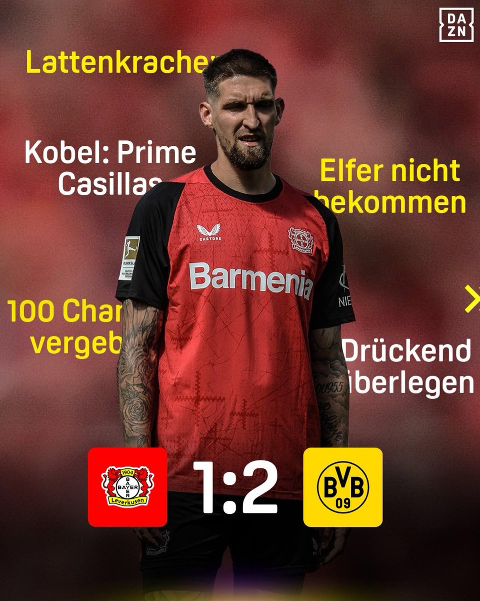 Ich hoffe mal, dass das Insta Team von <a href="/DAZN_DE/">DAZN DE</a> den nicht bekommenen Elfer für Pillenkusen mittlerweile gefunden hat🤦‍♂️