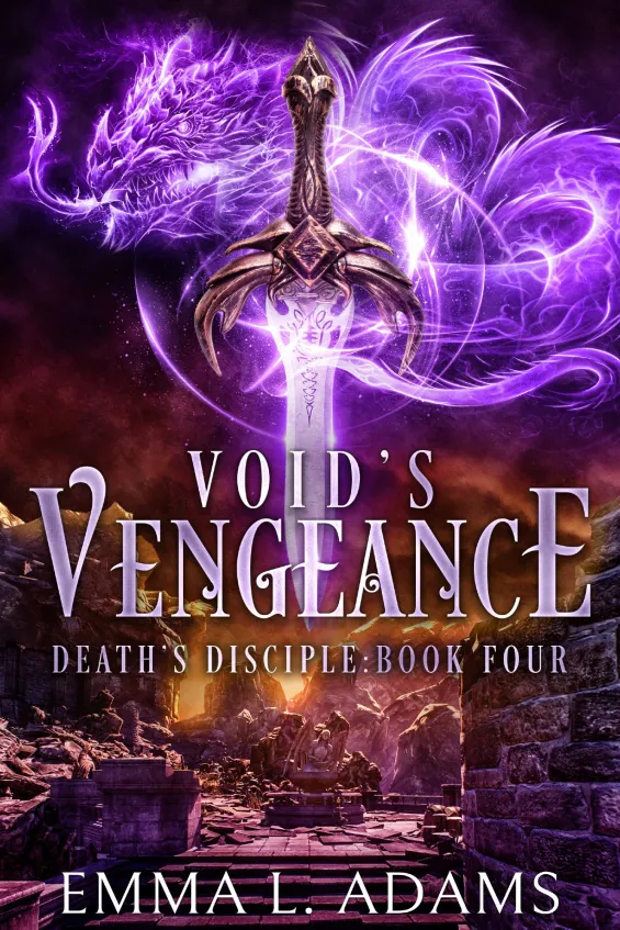 LordTBR_FFA's tweet photo. "It's finally here... the cover for the fourth and final Death's Disciple book, Void's Vengeance. I think it's my favourite of the series so far! 🐉🗡️🔥📚  
Coming to Kickstarter on June 10th 2025! 🎉"

*From Emma over on BSKY* https://t.co/axL3E34z5R