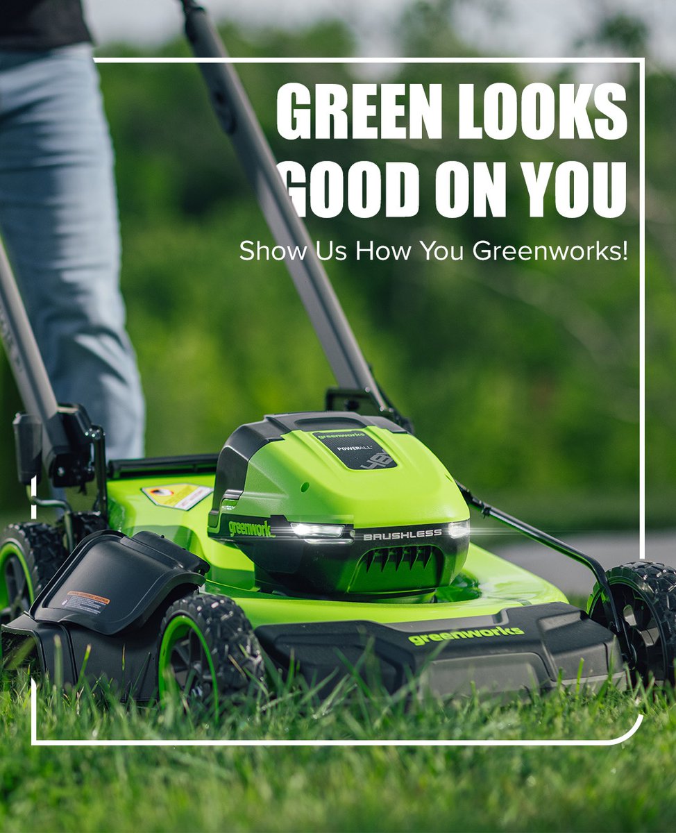 You + your yard + your Greenworks tools = 💯
Submit a video showing why you choose Greenworks or how you power your outdoor space for a chance to WIN a suite of Greenworks Tools (5 tools) 🌿💚
📲 Enter at gleam.io/MAyrM/why-gree…