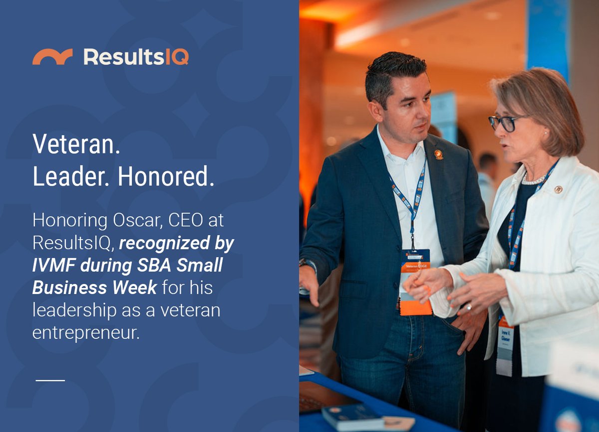 Honoring our CEO, <a href="/TheOscarJara/">Oscar Jara</a> recognized by <a href="/IVMFSyracuseU/">IVMF at Syracuse University</a> during SBA Small Business Week for his journey as a veteran entrepreneur. A true example of leadership and resilience. 💪✨

🔗 Read more: hubs.li/Q03lVTDL0

#VeteranEntrepreneur #SBA #SmallBusinessWeek