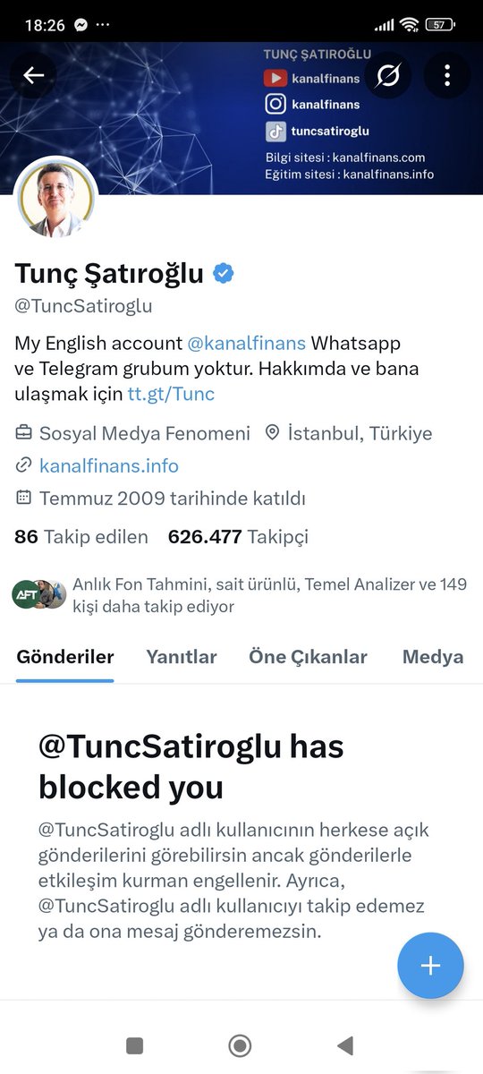 Hangi psikoloji senin beni engellemene neden oldu.oo psikolojiyi merak ediyorum.içi boş şisirilmiş balon sonsuz siz.bloke yapacak ne vardı.tahammülünüz yok sizin başka görüşlere.