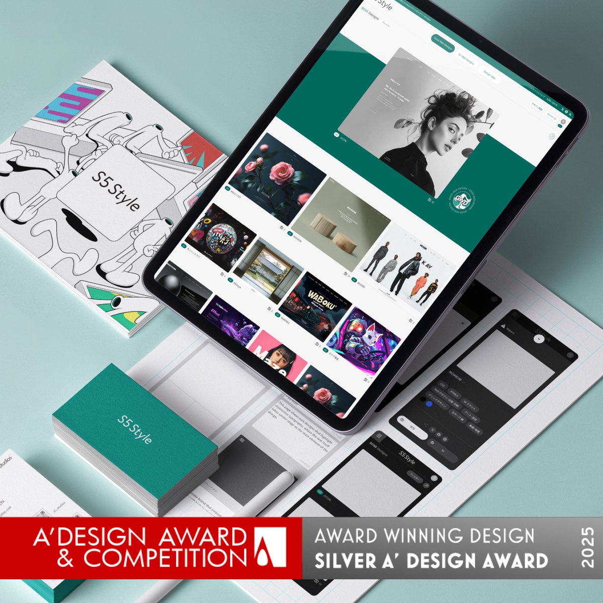 s5style's tweet image. S5-Styleが国際的なデザイン賞『A&apos; Design Award』でSilverを受賞しました！🏆
サイトを閲覧したり､デザインを登録したり､Setを活用したり､SNSでいいねやコメントをくれる皆さん､いつもありがとうございます！
これからもデザイン好きの人たちが集まる場になるよう運営していきたいと思います😊🙌